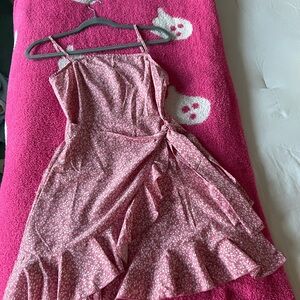 SHEIN Pink Floral Dress